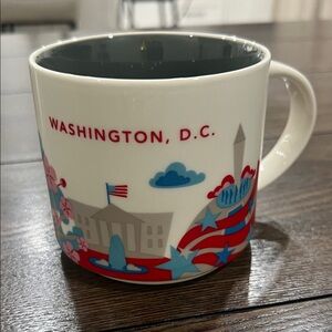 Starbucks Washington D.C. Mug - Red, Blue, White